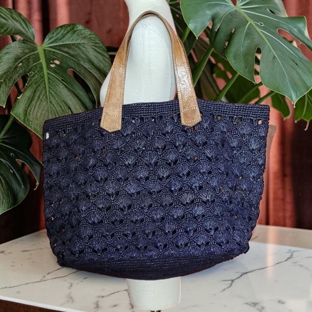 Mar Y Sol Paros Navy Tote